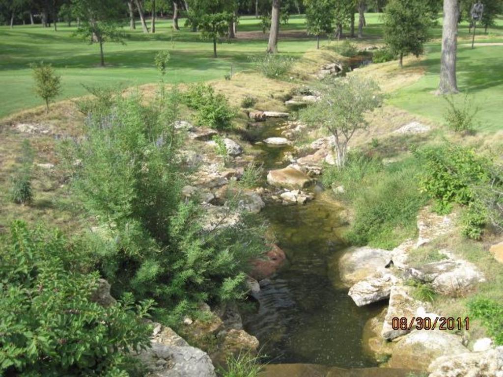 Stream restoration project in North Texas